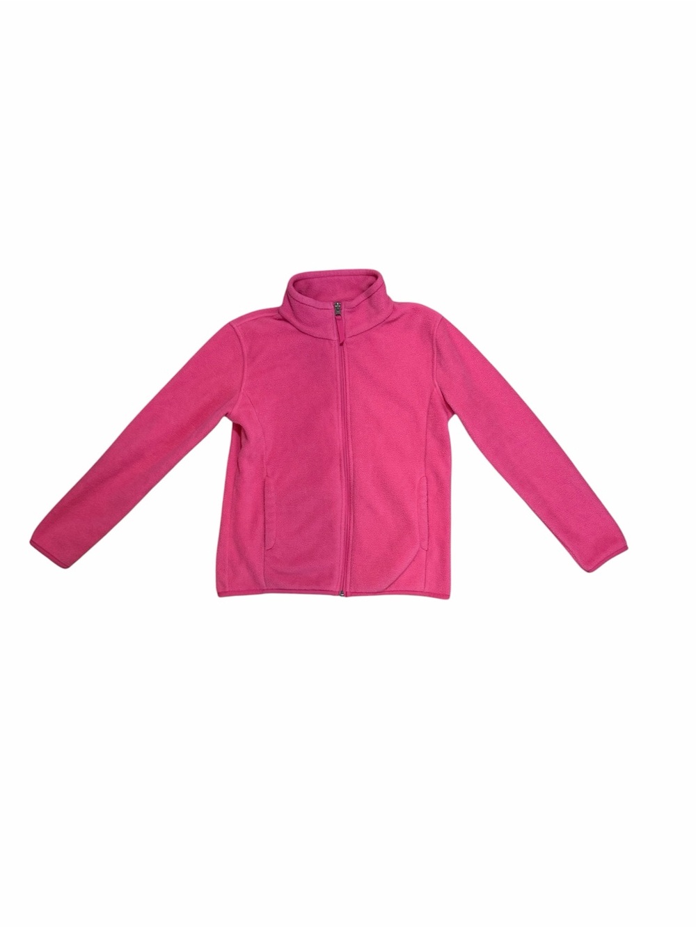 Girls' Pink Full-Zip Fleece long sleeve Size XL/12